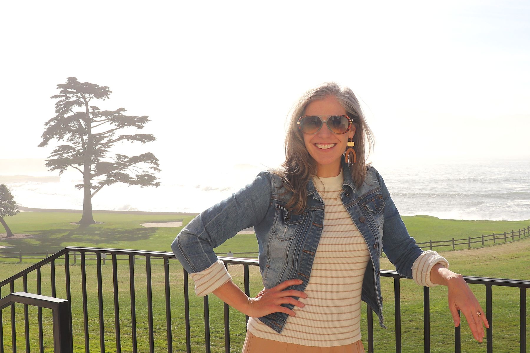 Jen Singer working with a founder
